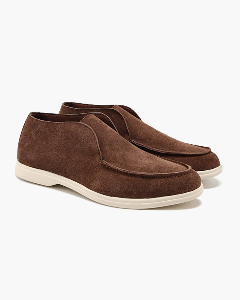 High Suede Loafers