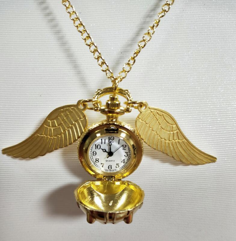Necklace  Golden Watch Ball Potter Quartz Pocket Watch