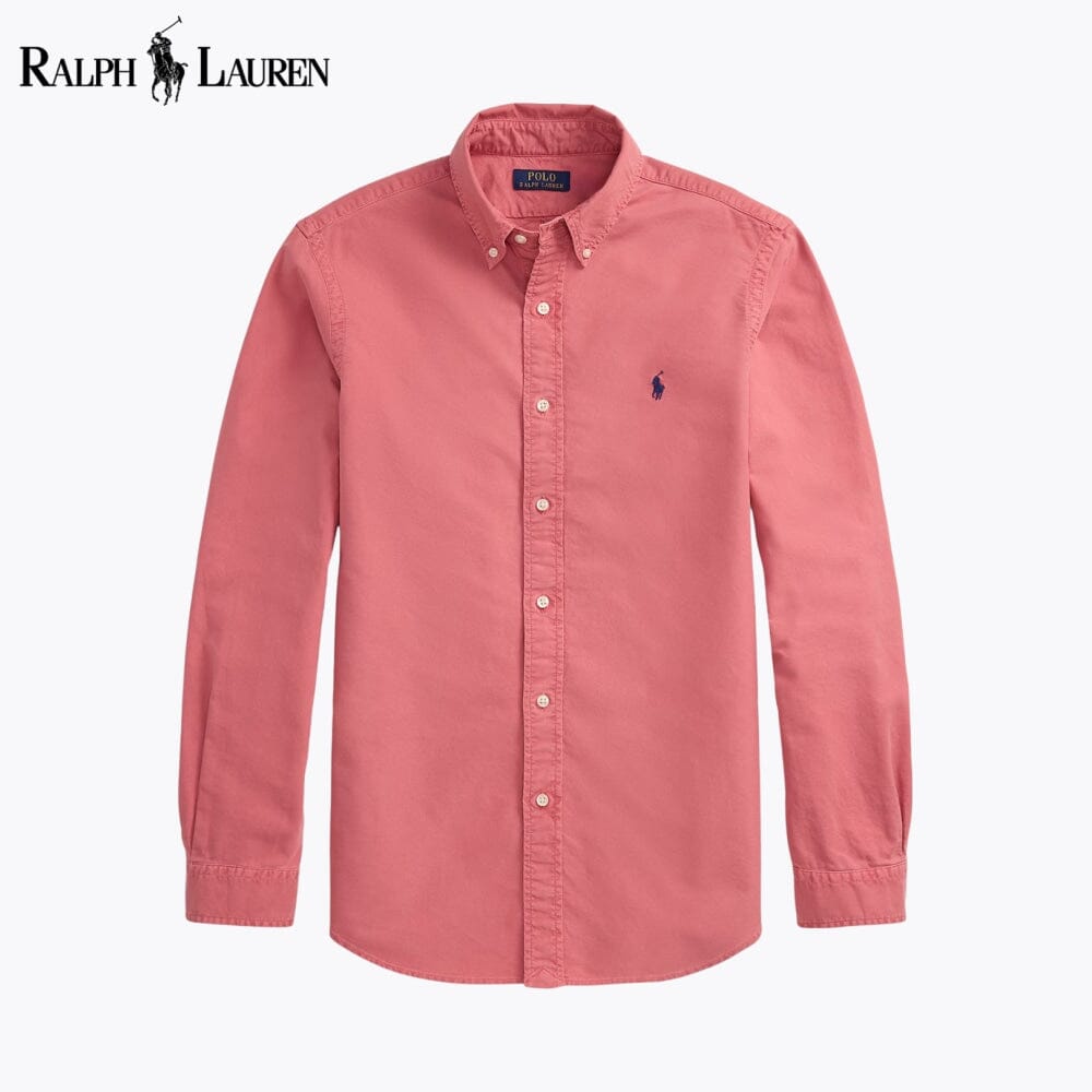 RL Slim Fit Garment-Dyed Oxford Shirt